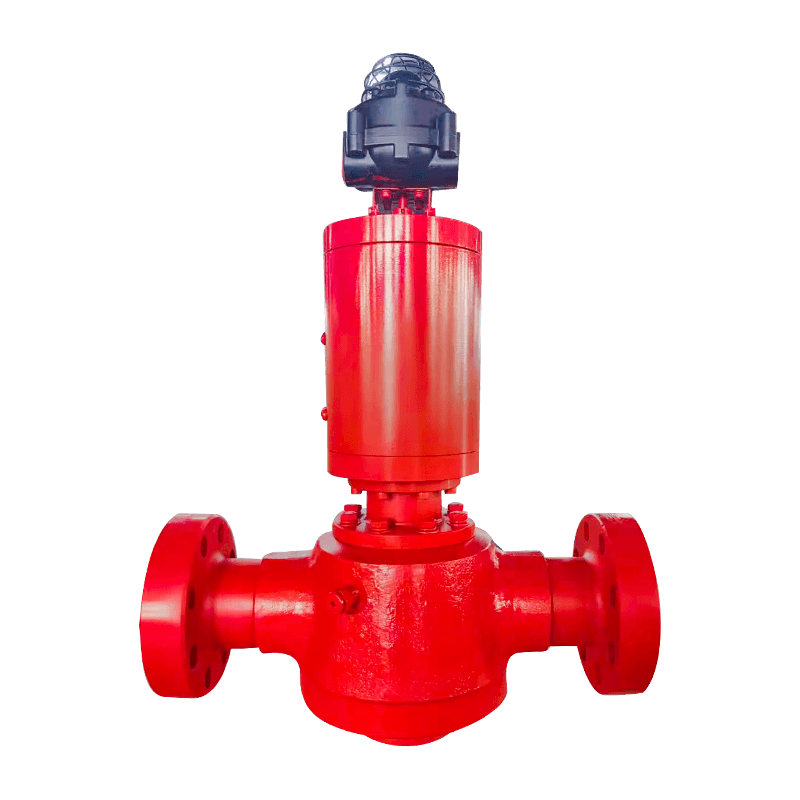Mataas na presyon ng plug ng plug na may hydraulic actuator